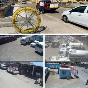 Sistema de cámaras con inteligencia artificial instalado en faena minera de empresa contratista de Kinross en Copiapó.